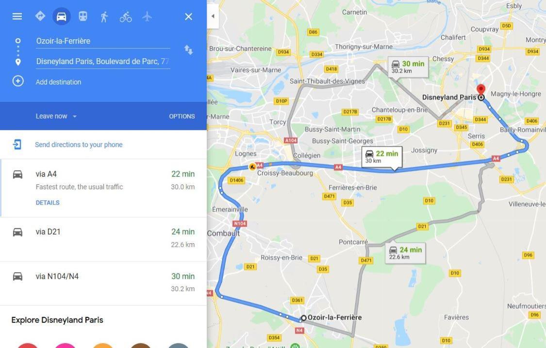 Apartament Tres Beau Studio Proche De Disneyland Et De Paris Ozoir-la-Ferrière Zewnętrze zdjęcie